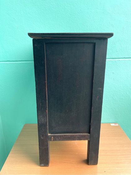 ตู้เก็บเงิน ไม้สักโบราณ เก่าสะสม A2 รูปที่ 8