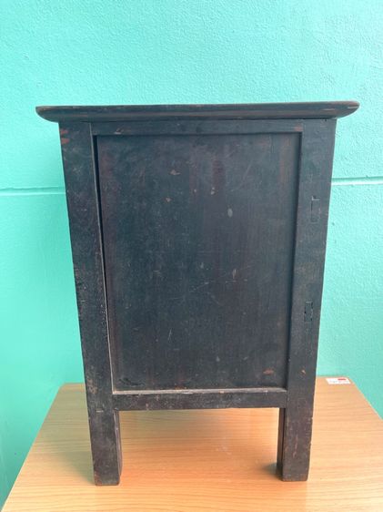 ตู้เก็บเงิน ไม้สักโบราณ เก่าสะสม A2 รูปที่ 7