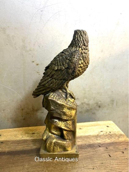 รูปปั้น นกอินทรี ทองเหลืองสะสม รูปที่ 4