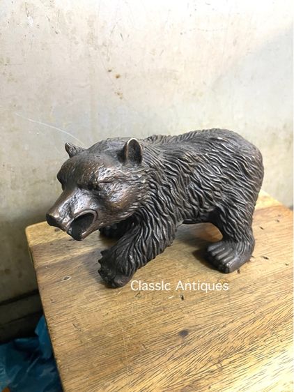 รูปปั้น หมี ทองเหลืองสะสม