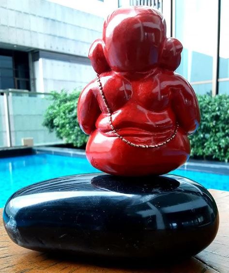 พระพิฆเนศ สงบสุข หล่อบรอนซ์ หมายเลขที่ 6 สวยงามมาก รูปที่ 18