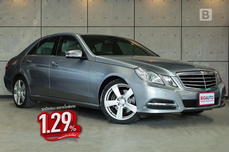 Mercedes-Benz E-Class 2011 E300 Sedan เบนซิน ไม่ติดแก๊ส เกียร์อัตโนมัติ บรอนซ์เงิน
