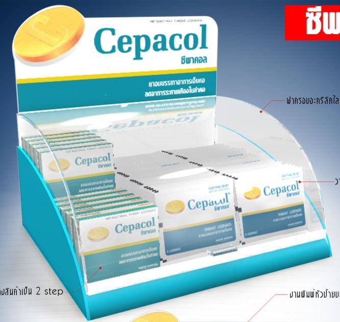 ชั้นวางเค้าเตอร์ ที่วางสินค้า ตู้ใส่สินค้า รูปที่ 8