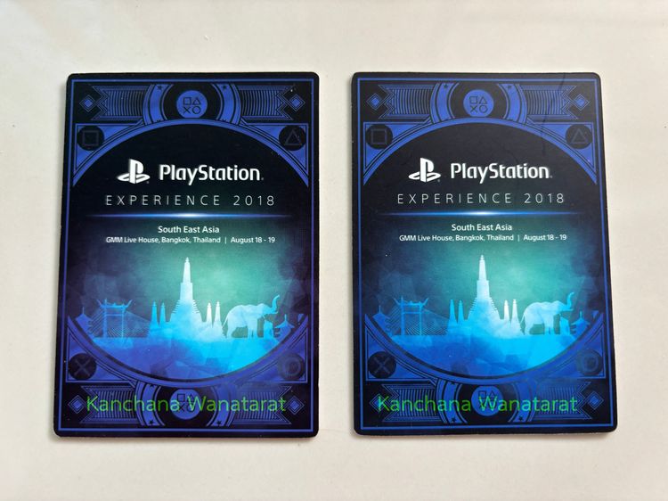 การ์ดสะสมงาน PlayStation Experience 2018 South East Asia รูปที่ 2