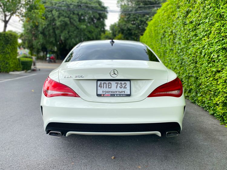 Mercedes-Benz CLA-Class 2016 CLA250 AMG Sedan เบนซิน ไม่ติดแก๊ส เกียร์อัตโนมัติ ขาว รูปที่ 4