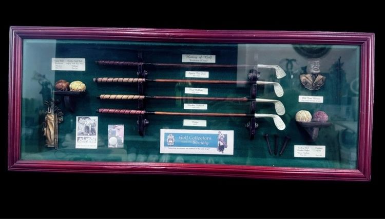 รูปติดผนัง สโมสรกอล์ฟโบราณ มาดริดกรอบรูปAntique golf clubs 