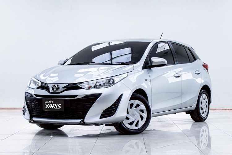 Toyota Yaris 2018 1.2 J Eco Sedan เบนซิน ไม่ติดแก๊ส เกียร์อัตโนมัติ เทา รูปที่ 4