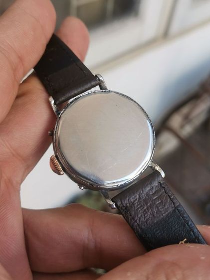 นาฬิกา Vintage Movado Triple Calendar Gold Cap (Pink Gold) โลโก้มือ ไขลาน ของสวยหายาก ราคาดีๆครับ รูปที่ 8