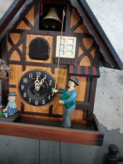 ขายนาฬิกานกกุ๊กกู คนสั่นกระดิ่ง ใส่ถ่าน รูปที่ 4