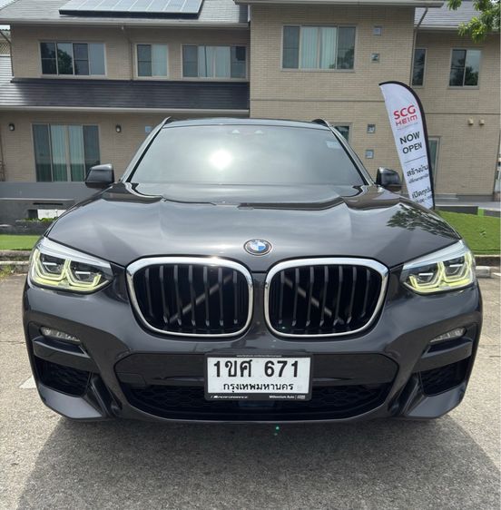BMW X3 2021 2.0 xDrive30e M Sport 4WD Sedan ปลั๊กอินไฮบริด (PHEV) เกียร์อัตโนมัติ เทา รูปที่ 2