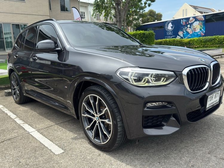 BMW X3 2021 2.0 xDrive30e M Sport 4WD Sedan ปลั๊กอินไฮบริด (PHEV) เกียร์อัตโนมัติ เทา รูปที่ 3