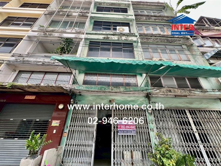 อาคารพาณิชย์ 4.5 ชั้น 20 ตร.ว. อาคารพาณิชย์ ถนนจักรพรรดิพงษ์ ตรอกโรงเลี้ยงเด็ก ถนนบำรุงเมือง เขตป้อมปราบศัตรูพ่าย กรุงเทพมหานคร