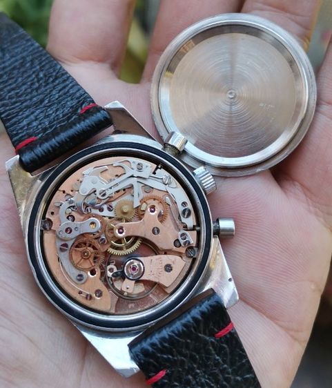 นาฬิกา Vintage Rotary Aquaplunge​ Diver​ Chronograph​ Landeron Cal.154 ไขลาน​ หายากมาก ราคาแบ่งปันถูกที่สุดครับ รูปที่ 10