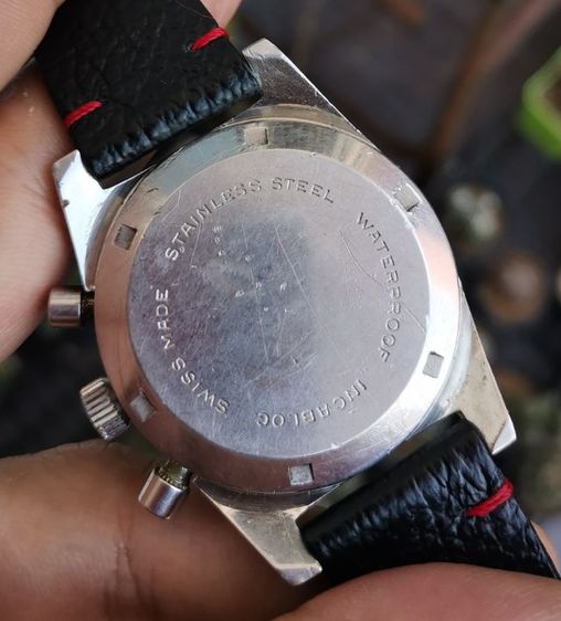 นาฬิกา Vintage Rotary Aquaplunge​ Diver​ Chronograph​ Landeron Cal.154 ไขลาน​ หายากมาก ราคาแบ่งปันถูกที่สุดครับ รูปที่ 9