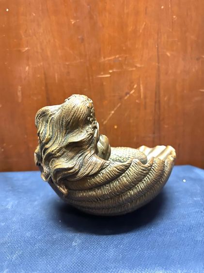 รูปปั้น ประติมากรรม นางเงือก Mermaid ทองเหลืองสะสม รูปที่ 3