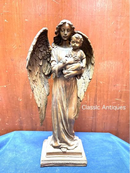 รูปปั้น ประติมากรรม นางฟ้า ทองเหลืองสะสม