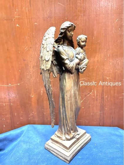 รูปปั้น ประติมากรรม นางฟ้า ทองเหลืองสะสม รูปที่ 3