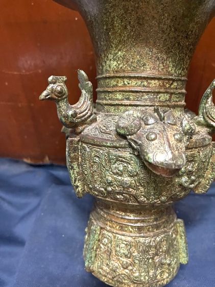 หม้อ ลายแกะ เครื่องสัมฤทธิ์ สะสมA12 รูปที่ 8