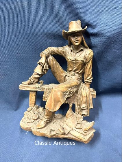 รูปปั้น คาวเกิร์ล ทองเหลืองสะสม รูปที่ 12