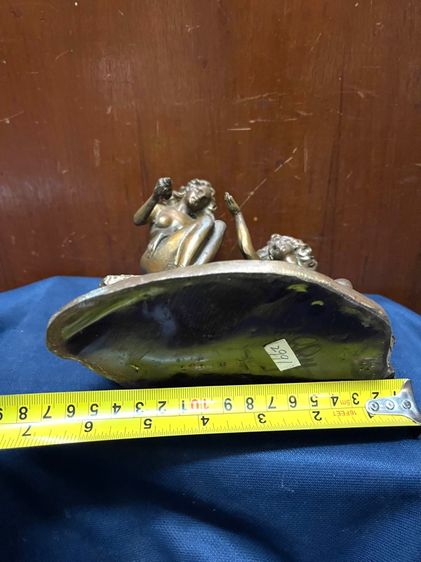 รูปปั้น ประติมากรรม ผู้หญิง ทองเหลืองสะสม รูปที่ 8