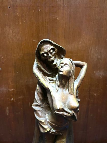 รูปปั้น ประติมากรรม ผู้หญิง ทองเหลืองสะสมA1 รูปที่ 3