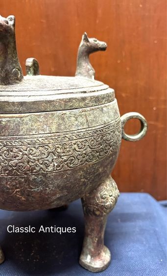 หม้อ สามขา สัมฤทธิ์ สะสมA4 รูปที่ 6