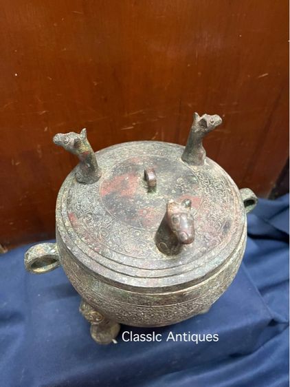 หม้อ สามขา สัมฤทธิ์ สะสมA4 รูปที่ 4