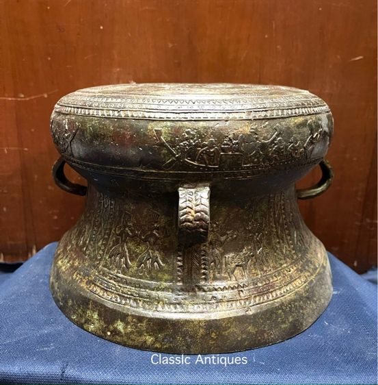 กลอง มโหระทึก สัมฤทธิ์ สะสมA9 รูปที่ 9