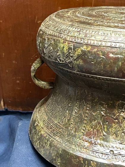 กลอง มโหระทึก สัมฤทธิ์ สะสมA9 รูปที่ 6