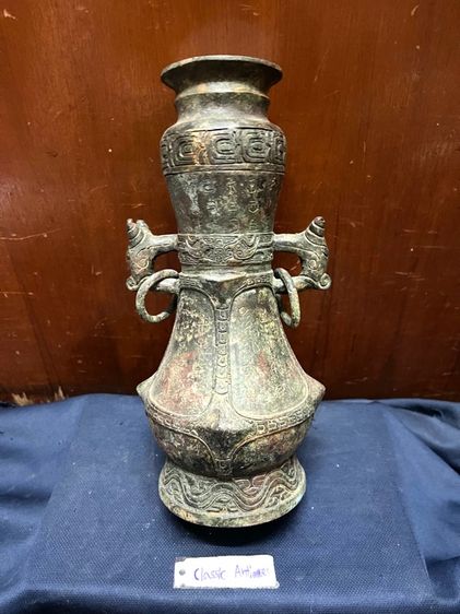 โถ สองหู สัมฤทธิ์ สะสมA10 รูปที่ 11