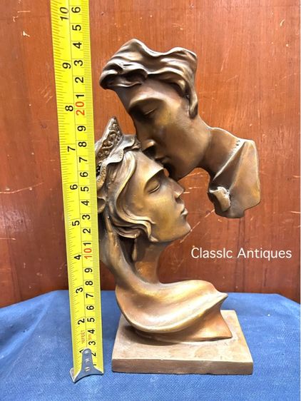 รูปปั้น ประติมากรรม ผู้ชายผู้หญิง ทองเหลือง รูปที่ 7