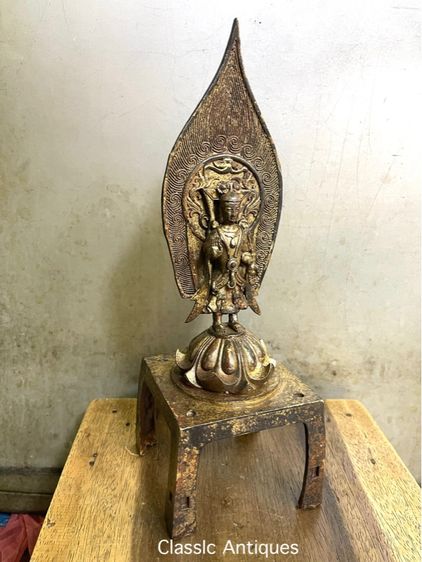 พระทิเบต ทองเหลืองสะสม รูปที่ 2