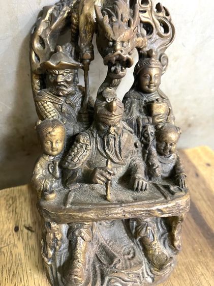 เทพเจ้า กวนอู สามพี่น้อง ทองเหลืองสะสม รูปที่ 5