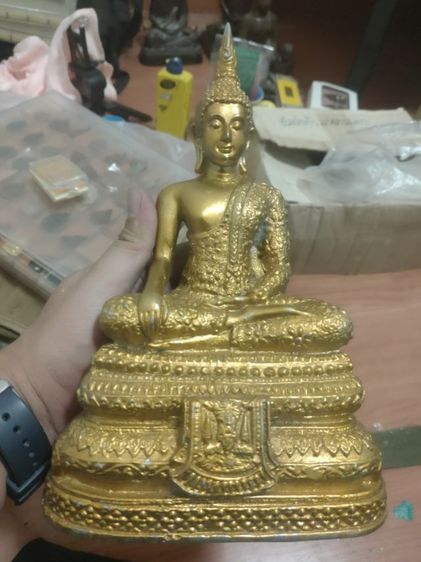 พระบูชาหน้าตัก 5 นิ้ว เนื้อโลหะ