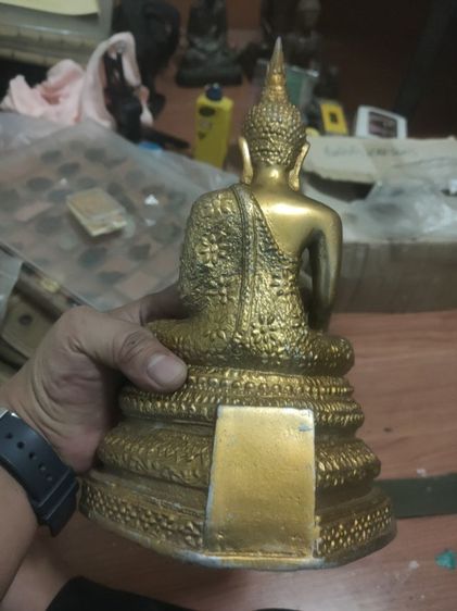 พระบูชาหน้าตัก 5 นิ้ว เนื้อโลหะ รูปที่ 3