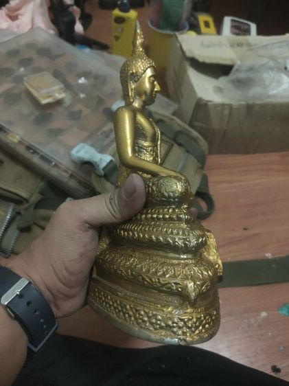 พระบูชาหน้าตัก 5 นิ้ว เนื้อโลหะ รูปที่ 2