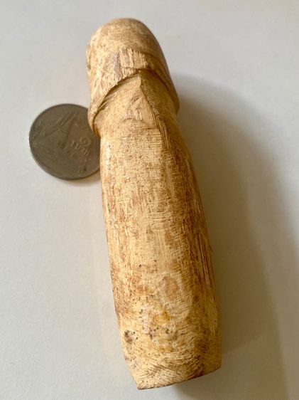 ปลัดขิกหลวงปู่เมฆ วัดลำกระดาน เทียนเดิมยังติดอยู่เนื้อไม้แห้งสวย เก่าแท้ ขนาดตามรูปค่ะ รูปที่ 2