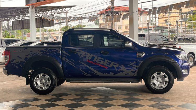Ford Ranger 2018 2.2 Hi-Rider XLT Pickup ดีเซล ไม่ติดแก๊ส เกียร์ธรรมดา น้ำเงิน รูปที่ 4