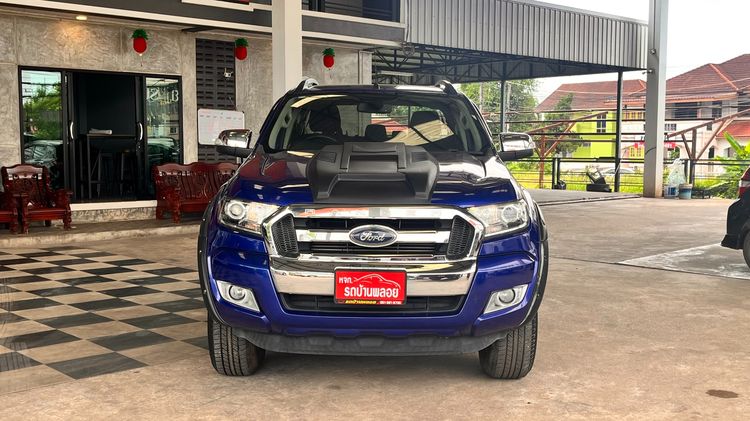 Ford Ranger 2018 2.2 Hi-Rider XLT Pickup ดีเซล ไม่ติดแก๊ส เกียร์ธรรมดา น้ำเงิน รูปที่ 2
