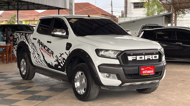 Ford Ranger 2017 2.2 Hi-Rider XLT Pickup ดีเซล ไม่ติดแก๊ส เกียร์อัตโนมัติ ขาว รูปที่ 3
