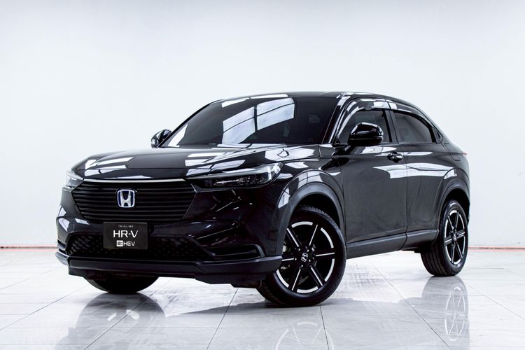 Honda HR-V 2024 1.5 e:HEV E Utility-car ไฮบริด ไม่ติดแก๊ส เกียร์อัตโนมัติ ดำ รูปที่ 4