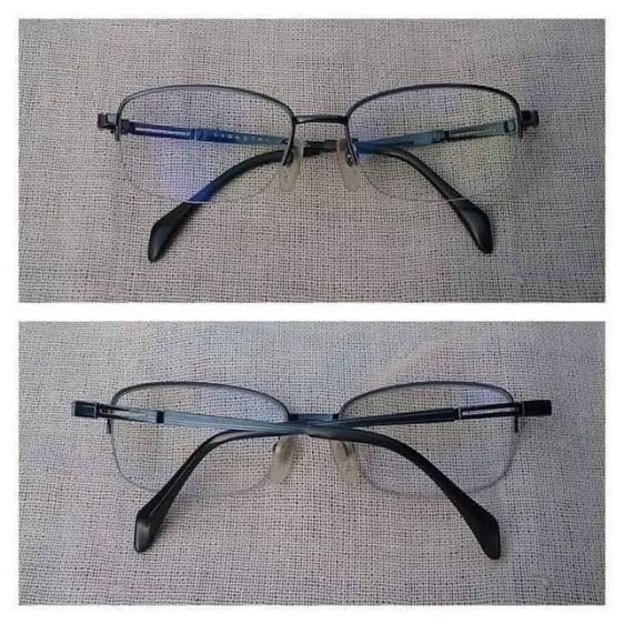 แว่นสายตาแฮนด์คราฟท์เกรดพรีเมียมจากเมืองซาบาเอะ ราชธานีแว่นตาของญี่ปุ่น SABAETRA กรอบไทเทเนียมบริสุทธิ์ เลนส์บลูโพรเทค มัลติโค้ท ค่าสายตายาว 200 ป้องกัน...Authentic SABAETRA Handcrafted in Sabae, Japan รูปที่ 4