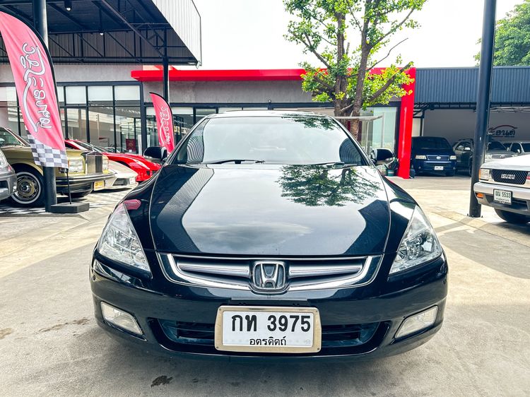 Honda Accord 2006 3.0 V6 i-VTEC Sedan เบนซิน เกียร์อัตโนมัติ ดำ รูปที่ 2