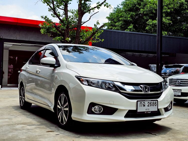 Honda City 2014 1.5 S i-VTEC Sedan เบนซิน เกียร์ธรรมดา ขาว รูปที่ 3
