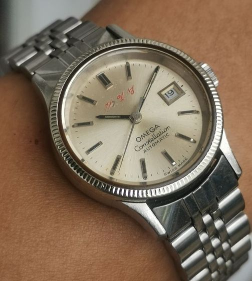 นาฬิกา Vintage​ Omega Constellation​ Kim il-sung ระบบ Automatic หายากมากๆ ถูกที่สุดในโลกครับ รูปที่ 4