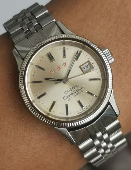 นาฬิกา Vintage​ Omega Constellation​ Kim il-sung ระบบ Automatic หายากมากๆ ถูกที่สุดในโลกครับ รูปที่ 5
