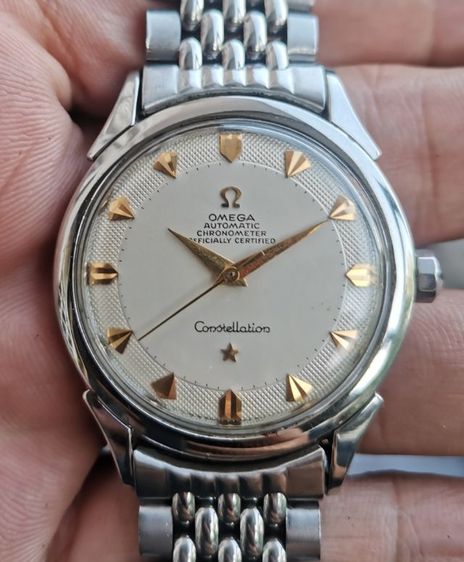 นาฬิกา Vintage Omega Constellation​ ขานก หลักว่าว Honeycomb Dial Ref.2652-7SC ระบบ Automatic Bumper​ Cal.354 หายากมาก ราคาแบ่งปันครับ รูปที่ 2