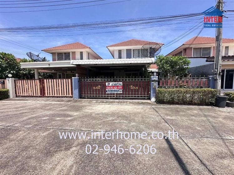 บ้านเดี่ยว 2 ชั้น 39.4 ตร.ว. หมู่บ้านเดอะบาโคนี่ ซอยห้วยกะปิ12 ถนนสุขุมวิท ถนนข้าวหลาม เมืองชลบุรี ชลบุรี