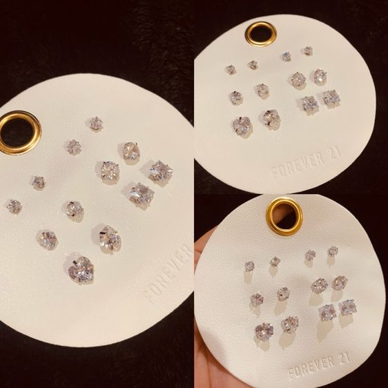 อื่นๆ  ต่างหูเซทสุดคุ้มจากแบรนด์ Forever 21  Premium Cubic Zirconia