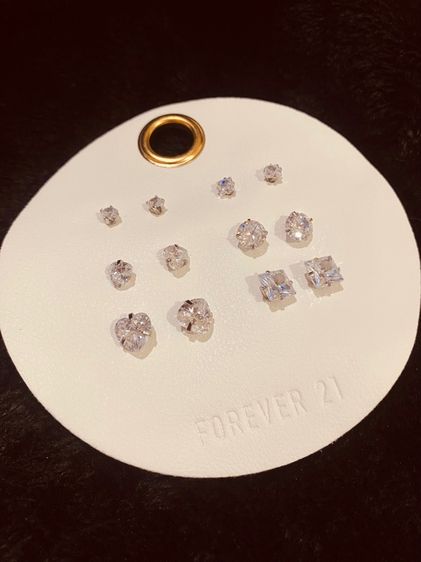  ต่างหูเซทสุดคุ้มจากแบรนด์ Forever 21  Premium Cubic Zirconia รูปที่ 4